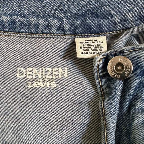 Denizen by Levi's Women's Blue Jean Jacket Classic Denim Style Size XL - Picture 5 of 8